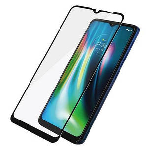 Захисне скло 6D на Moto E7 Plus Black, фото 1