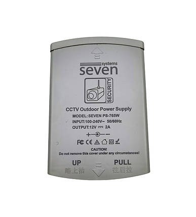 Блок живлення 12В/2А SEVEN PS-765W, фото 1