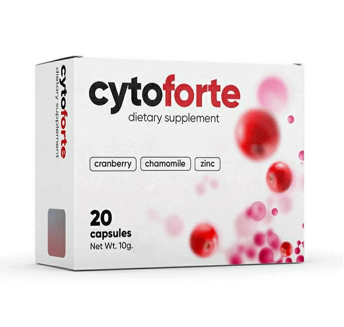 CytoForte (ЦитоФорте) капсулы от цистита - фото 1 - id-p2004861004
