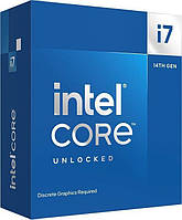 Intel ЦПУ Core i7-14700KF 20C/28T 3.4GHz 33Mb LGA1700 125W w/o graphics Box Baumar - Время Покупать