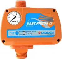 Электронный контроллер давления с манометром Pedrollo EASY PRESS II старт 2,2 бар