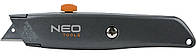Neo Tools 63-702 Нож, сегментированное лезвие 18мм, 155мм, металлический корпус E-vce - Знак Качества