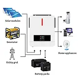 Сонячний гібридний однофазний інвертор NEXT 6,2 kW 48V чиста синусоїда, фото 4