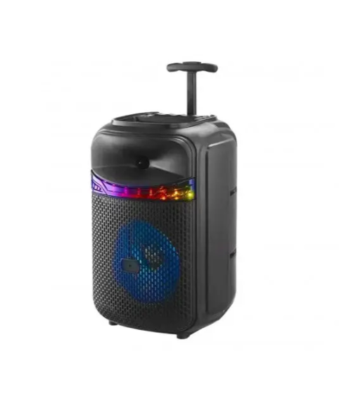 Портативна акустична система з караоке мікрофоном Winso RX-8188-8"x1 з RGB-підсвіткою 10W