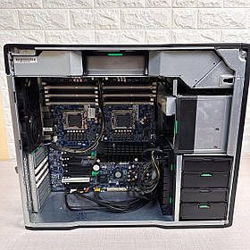 Корпус HP Z800 з блоком живлення та материнською платою