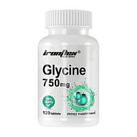 Аминокислота Глицин для тренировки Glycine 750 mg (120 tabs), IronFlex Bomba