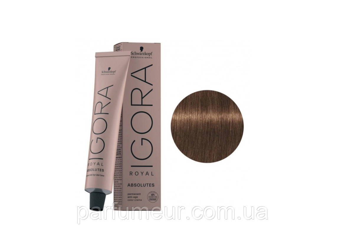 Фарба для волосся Igora Royal Absolutes 6-460 темно-русявий бежевий шоколадний 60 мл
