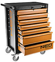 Neo Tools 84-222 Тележка для инструмента, 7 ящиков, 680x460x1030мм, грузоподъемность 280 кг, стальной корпус E-vce - Знак Якості