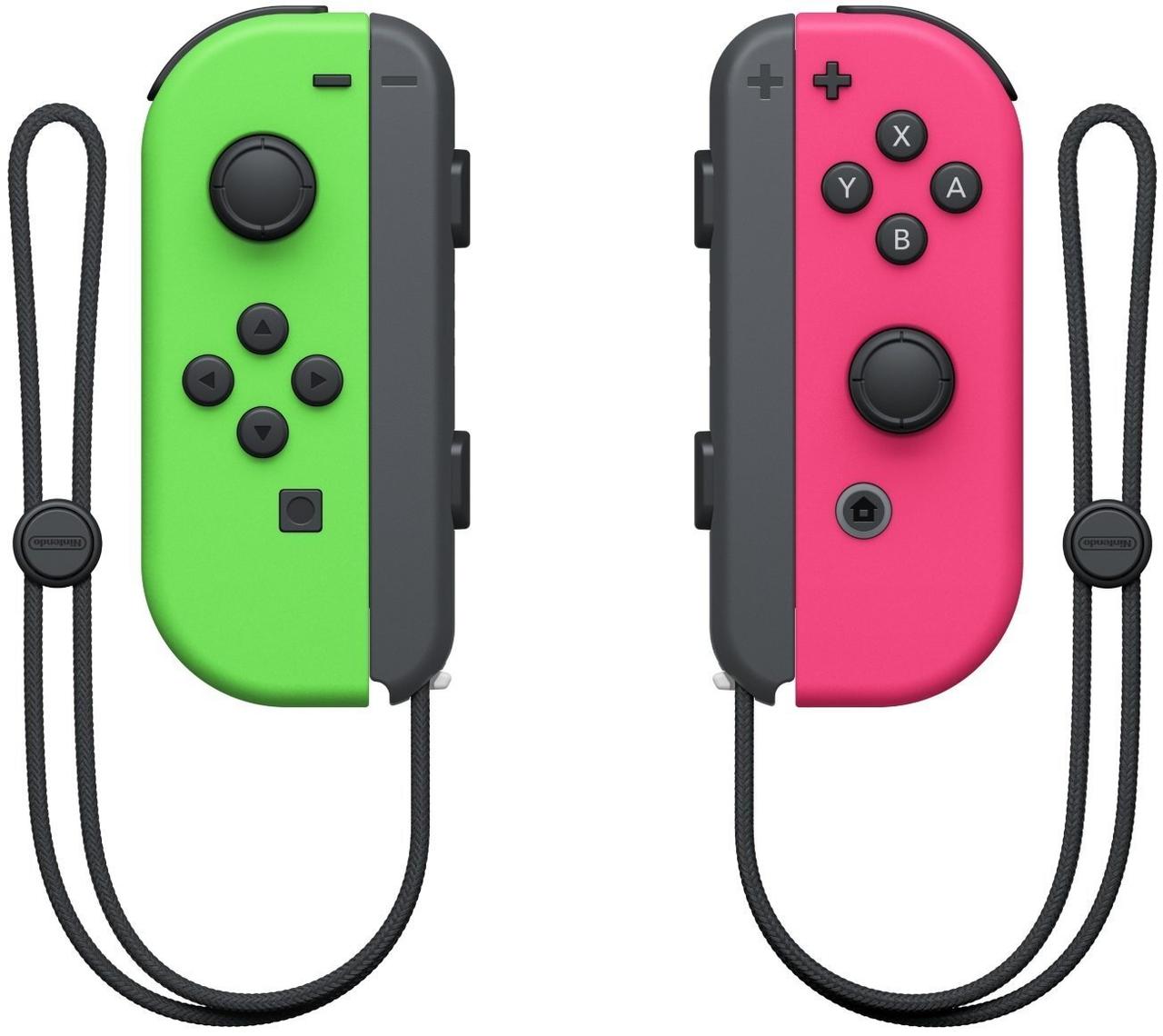Nintendo Набор 2 Контроллера Joy-Con (неоновый зеленый / неоновый розовый) E-vce - Знак Качества - фото 1 - id-p2004884000