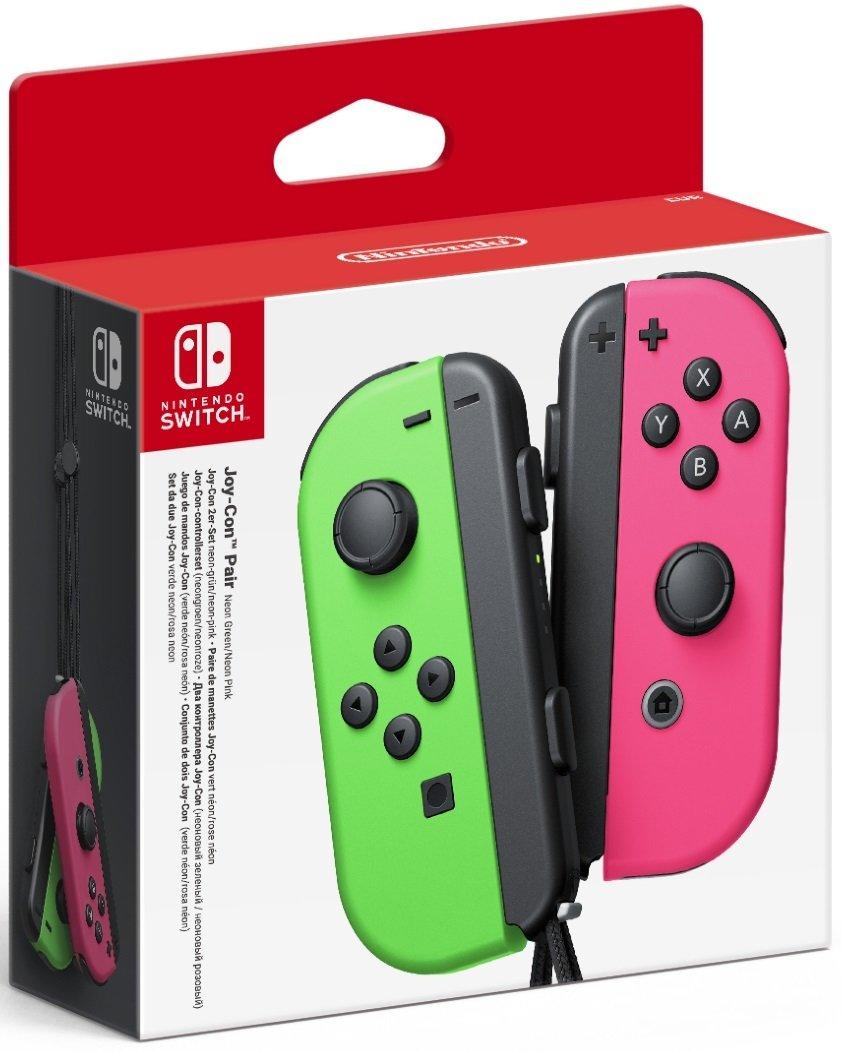Nintendo Набор 2 Контроллера Joy-Con (неоновый зеленый / неоновый розовый) E-vce - Знак Качества - фото 2 - id-p2004884000