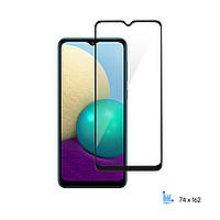 2E Защитное стекло Basic для Samsung Galaxy A02(A022), 2.5D FCFG, black border E-vce - Знак Качества