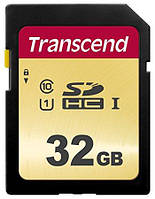 Transcend SDXC/SDHC 500S[Карта пам'яті SD 32GB C10 UHS-I R95/W60MB/s]  E-vce - Знак Якості