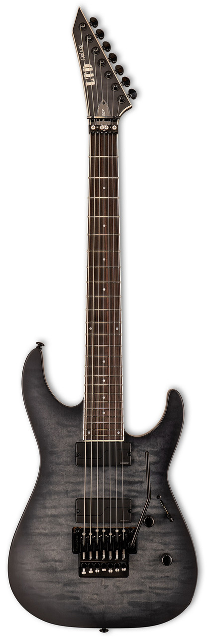 7-струнна електрогітара LTD M-1007 (SEE THRU BLACK SUNBURST SATIN), фото 1