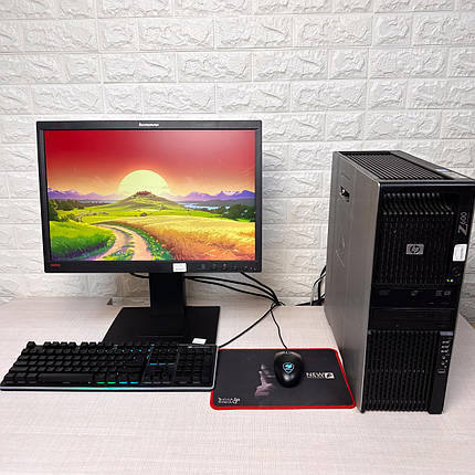 Робоча станція HP Z600 Xeon E5649 | 24Gb DDR3 | Nvidia Quadro K1200 4 Gb | SSD 128 Gb | HDD 320 Gb, фото 1
