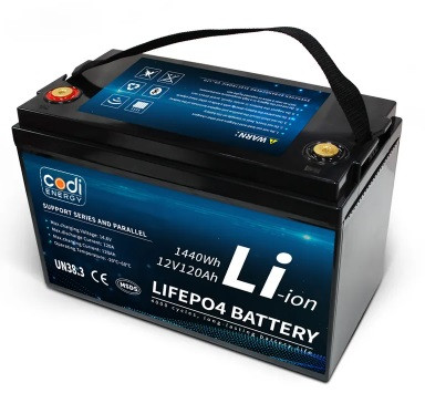 Акумуляторна батарея CODI LiFePO4 12,8V 120Ah на 4000 циклів