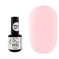 Nailapex Top Shake Pink №02 - розовый топ без липкого слоя, 15 г