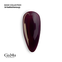 Ga&Ma Basic Collection №014 - гель-лак, баклажановый, 10 мл