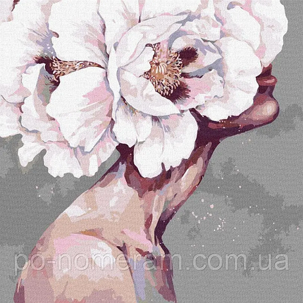 Рукітвор Картина за номерами (KHO5094) Вишукана дівчина Inlesya_nedzelska_art, 40 х 40 см, Ідейка, фото 1