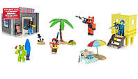 Roblox Игровой набор Deluxe Playset Arsenal: Operation Beach Day W11, 6 фигурок и аксессуары E-vce - Знак