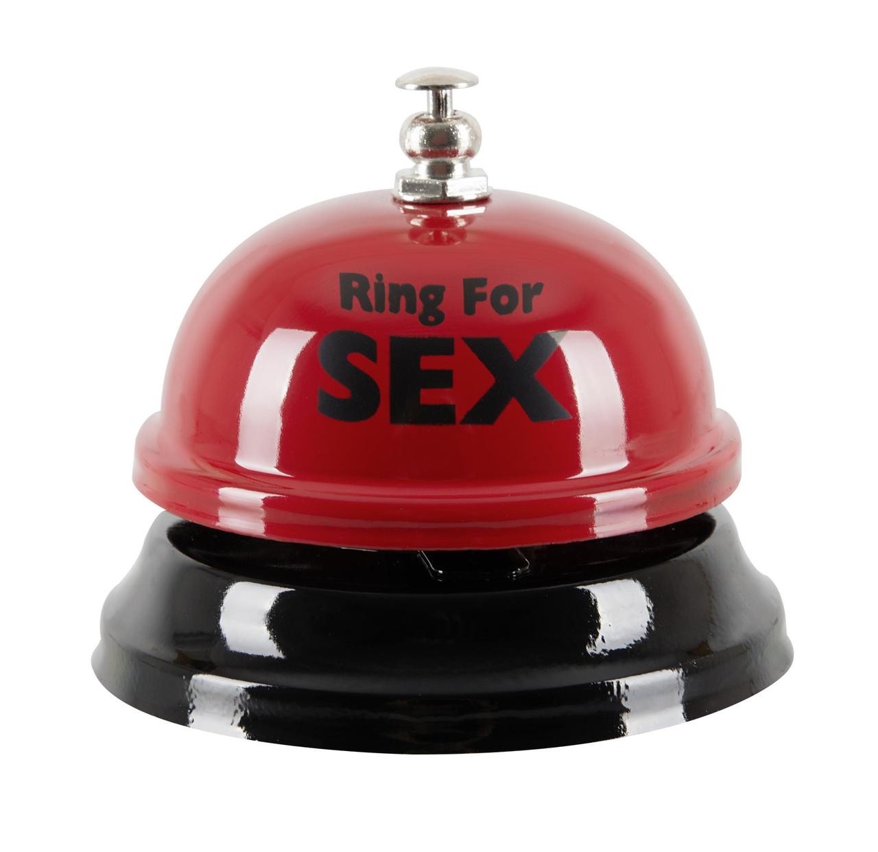 Дзвінок настільний "RING FOR SEX" бордовий, фото 1