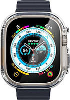 Spigen Чехол-накладка для Apple Watch Ultra (49mm) Ultra Hybrid, Crystal Clear E-vce - Знак Качества