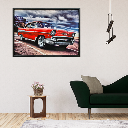 Фотокартина в дерев'яній рамі Car 15 50х70 см POS-5070-258, фото 3