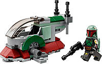 LEGO Конструктор Star Wars TM Микроистребитель звездолет Боба Фетта E-vce - Знак Качества