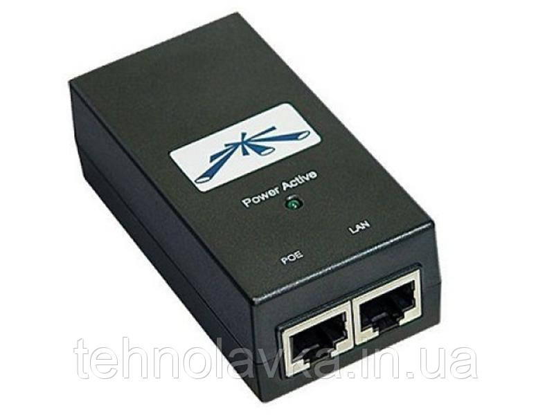 Инжектор Ubiquiti POE-48-24W-G (48V, 24W, Gigabit)