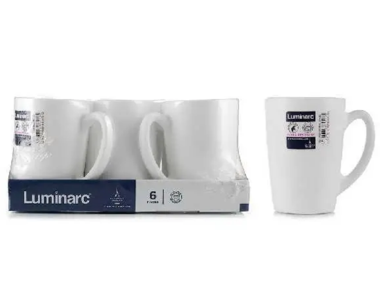 Кухоль білий Luminarc Essence White New Morning Кружка 320 мл Р1669