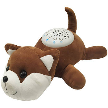 Нічник м'який із проєктором JD-9907 світло, звук (Собака)