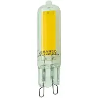 Лампочка Lemanso LED (св-ая) G9 COB 4W 380LM 230V 4500K прозр./ LM3025