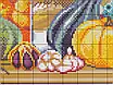 Набір для вишивання за нанесеною на канву схемою "All kinds of vegetables". AIDA 14CT printed, 76*36 см, фото 6