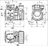 Напівгерметичний поршневий компресор Frascold D3-15.1Y, фото 3