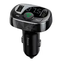 ФМ-модулятор Baseus T-Typed MP3 Car Charger S-09A Black