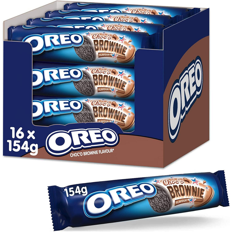 Oreo Choco Brownie з шоколадно-кремовою начинкою, 154г