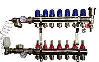Коллектор для теплого пола на 7 контуров KOER (Чехия)