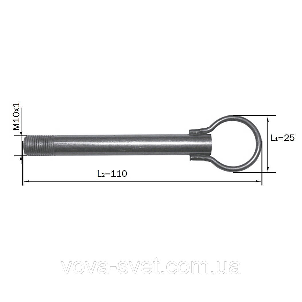 Тримач (шпилька трубка з кільцем)