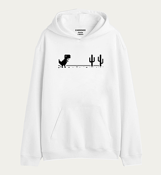 Толстовка з прикольним дизайном  "динозаврик гугл"