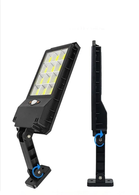 Прожектор вуличний LL-612 LED настінний із сонячною панеллю на пульті з датчиком руху, фото 1