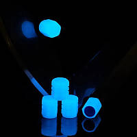 Ковпачки для коліс із підсвіткою для автомобіля мотоцикла велосипеда блакитні