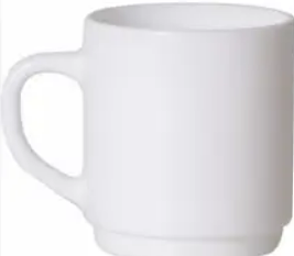 Кухоль білий Luminarc Opal 290 мл склокерамічний P2556