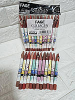 Набор цветных карандашей для губ с точилкой ( 12 шт. в упаковке) цена указана за 1 шт.