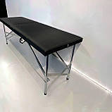 Стартовий набір «beauty» чорний: косметологічна кушетка, етажерка, стілець для майстра, масажу, фото 3