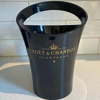 Кулер для шампанского Moet Chandon черный. Ведро для льда Moët & Chandon. Акриловый кулер Моет Шандон