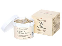 Скраб для обличчя з муцином равлика HOLLYSKIN Snail Face
