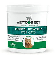 Порошок для гигиены полости рта кошек Vets Best Dental Powder For Cat 45г