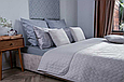 Покривало на ліжко велюрове стьобане 220х240, сіре покривало євро розміру якісне двоспальне Сірий, фото 8