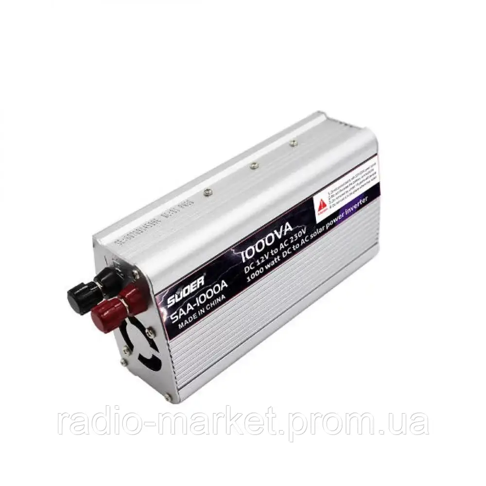 SAA-1000A 12V INVERTER Інвертор 1000W пікова потужність - фото 1 - id-p21417453