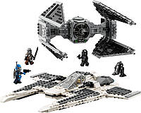LEGO Конструктор Star Wars Мандалорский истребитель против перехватчика TIE E-vce - Знак Качества