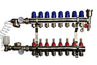 Коллектор для теплого пола на 8 контуров KOER (Чехия)